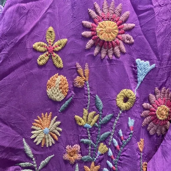 JOHNNY WAS Embroidered Blouse - Picture 6 of 9